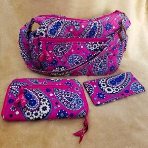 Vera Bradley Boysenberry Purse/wallets
